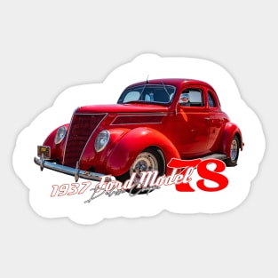 1937 Ford Model 78 Deluxe Coupe Sticker